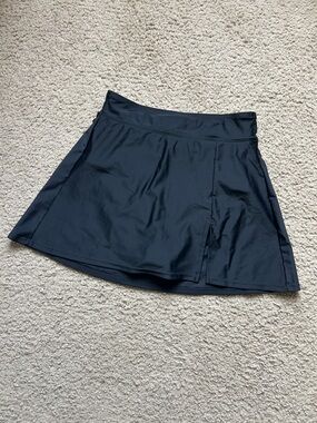 Lands' End Black Swim Skirt Bottom
